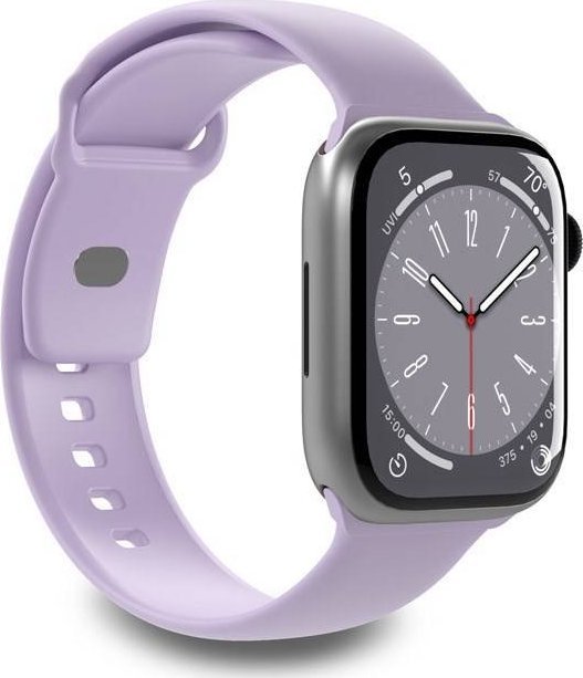 Puro Řemínek PURO ICON pro Apple Watch 4/5/6/7/SE/8/Ultra 44/45/49mm (S/M a M/L) (Tech Lavender)
