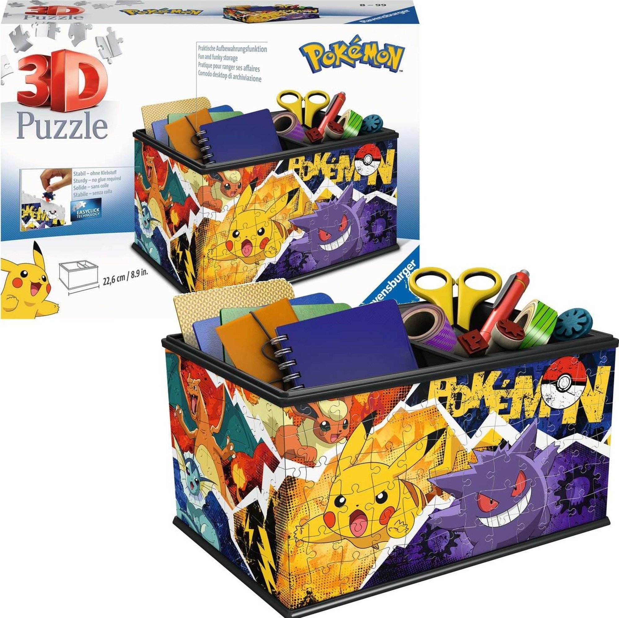 3D Puzzle Aufbewahrungsbox Pokemon