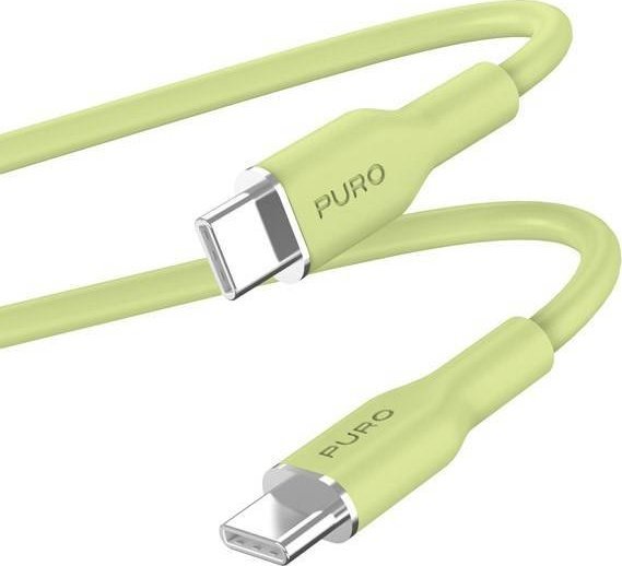 Puro USB-C – USB-C kabel USB-C 1,5 m žlutý (PUR673)