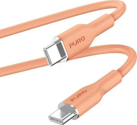 Puro USB-C – USB-C kabel USB 1,5 m oranžový (PUR674)