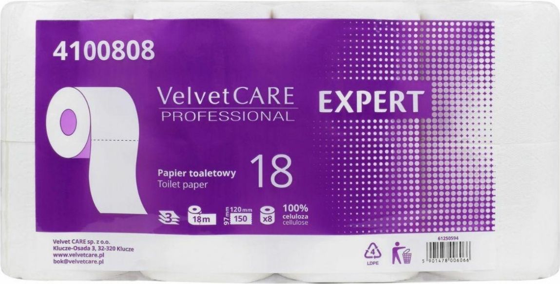 Velvet Expert toaletný papier 3w A8 8ks. (61250594)