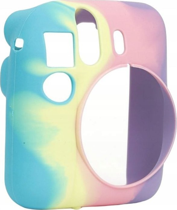 LoveInstant Cover Case Cover Case For Fujifilm Fuji Instax Mini 12 / Silikón / Rainbow