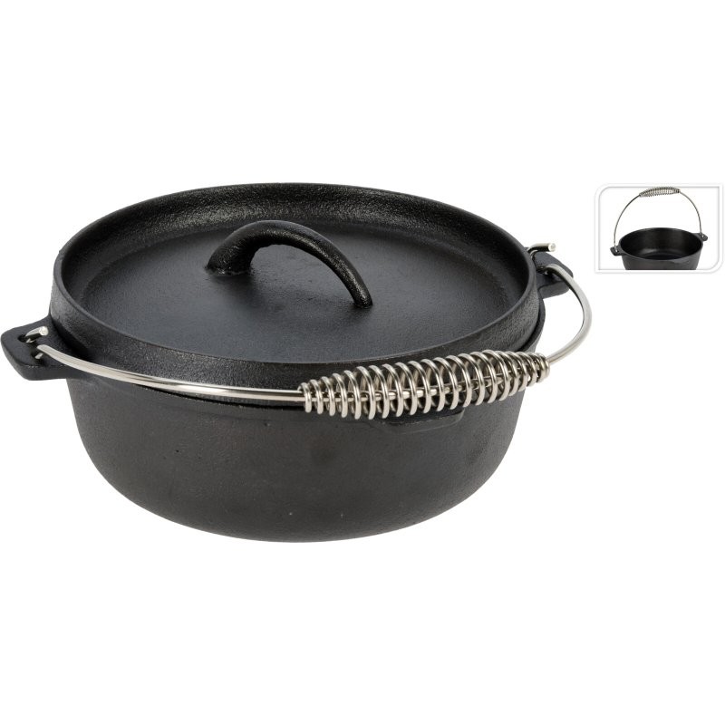 Hrnec na gril litina 20 cm