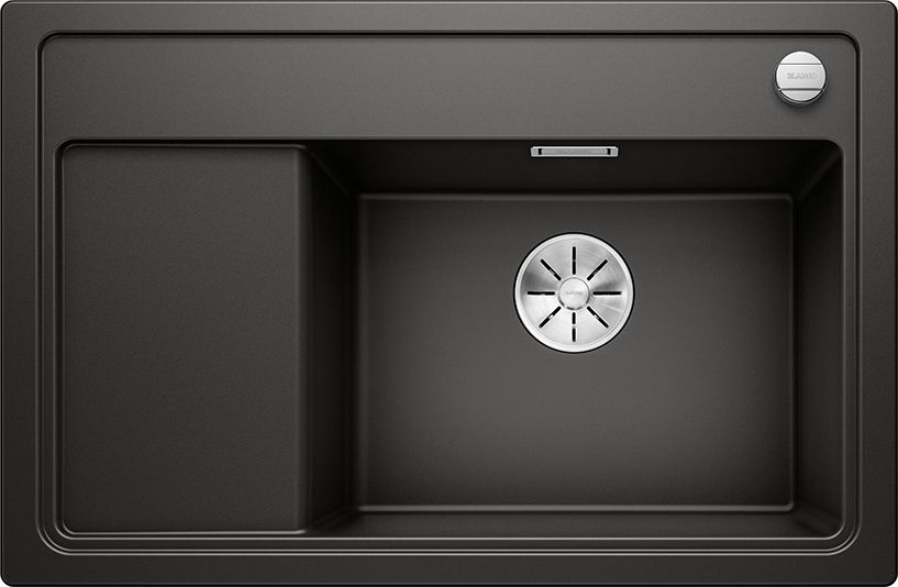 Blanco Zenar XL 6 S Compact Silgranit černý dřez s automatickou zástrčkou InFino, pravá mísa (526052)