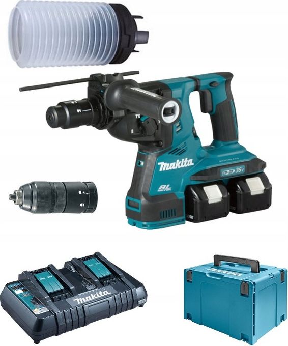 Příklepová vrtačka Makita DHR283T2JU 2 x 18 V