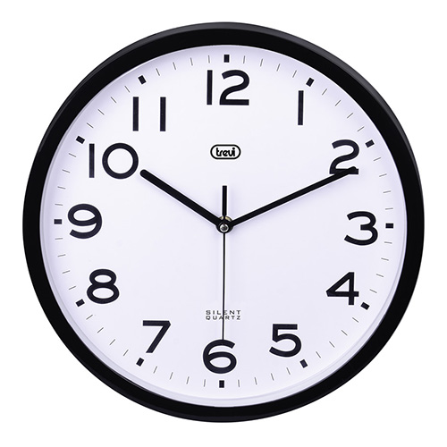 OM 3302 S BK Nástěnné hodiny 30cm