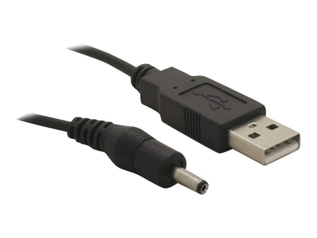 Delock USB kabel USB-A - DC 3.1 x 1.3 mm 1.5 m černý (82377)