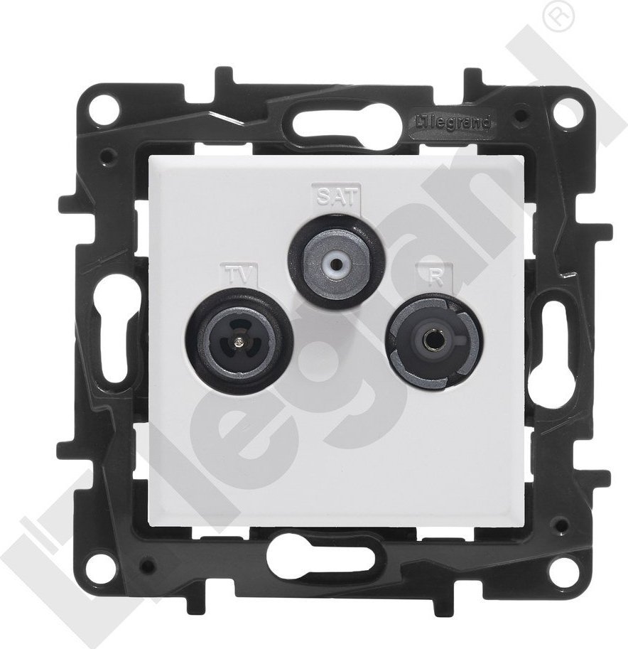 Krok Legrand Nilee - TV -R -Sat Socket pro instalace Typ 1.5 dB - bílá barva 863180
