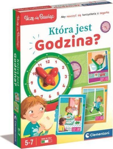 Clementoni učia? si? baviť. Koľko je hodín?