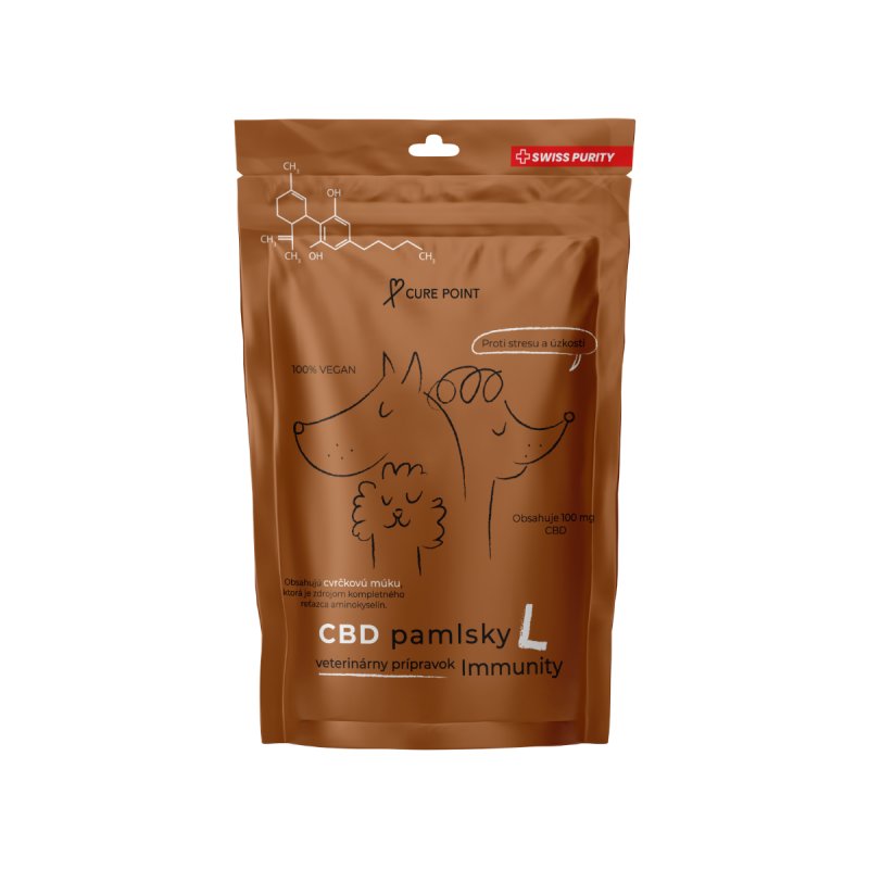 Cure Point CBD Immunity L Pamlsky pro psy 100g