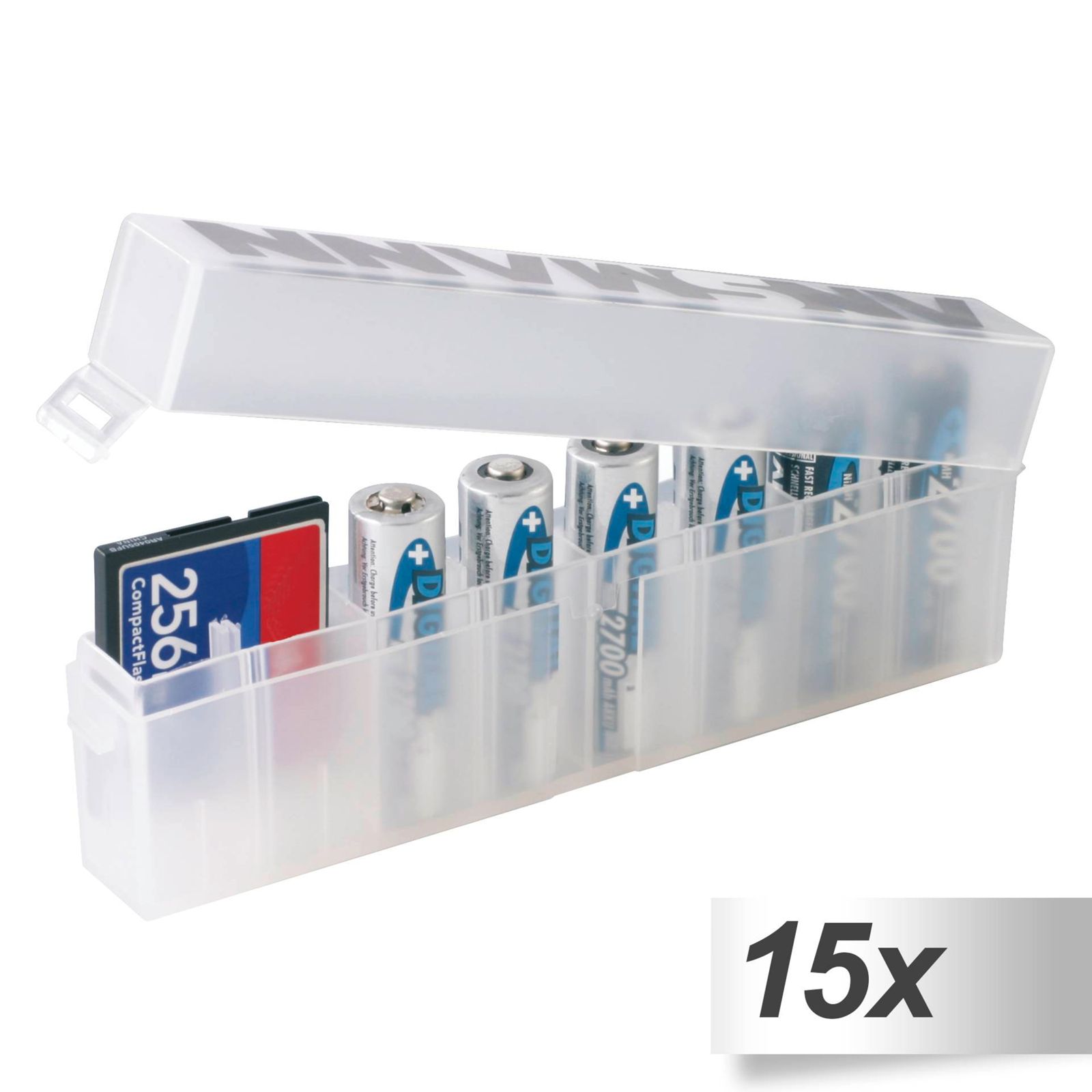 15x1 Ansmann Aku-Box pro 8 Mignon clanky