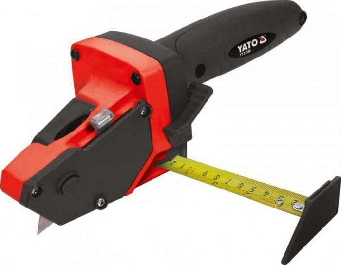 Yato Nůž s kladívkovou měrkou na řezání sádrokartonu