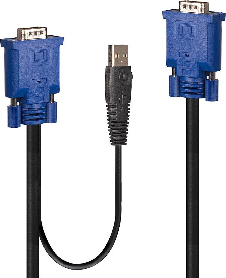 Lindy USB kabel LINDY Kombiniertes KVM- a USB-Kabel 1m