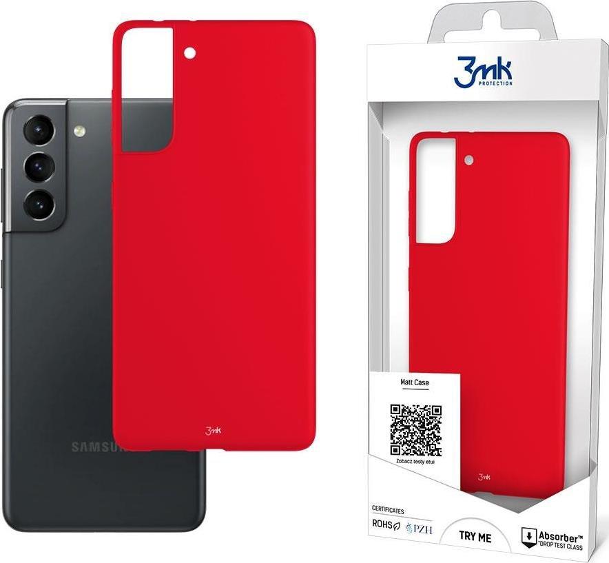 3MK Samsung Galaxy S21 5G - 3mk matné púzdro jahoda