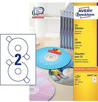 Avery Zweckform CD etikety 117 mm 100 listů (L6043-100)