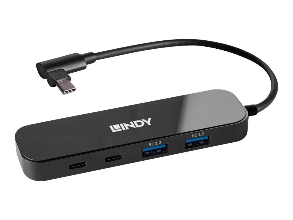Lindy 4 Port USB 3.2 Gen 2 Typ C Hub, USB-Hub 43334