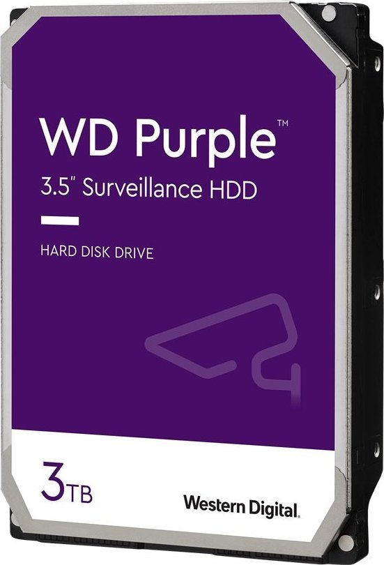 Serverový disk WD Purple 3TB 3,5   SATA III (6 Gb/s) (WD33PURZ)