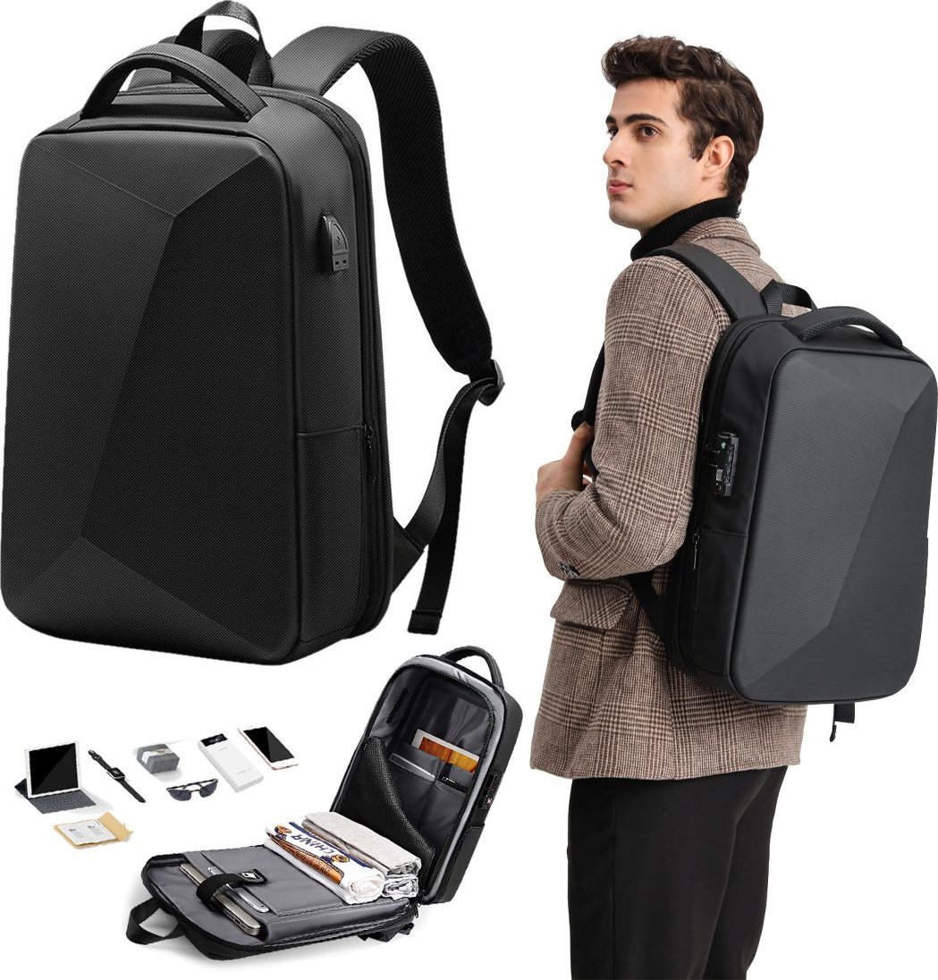 Batoh na notebook Mozos PM37 proti krádeži USB 20-32L TSA