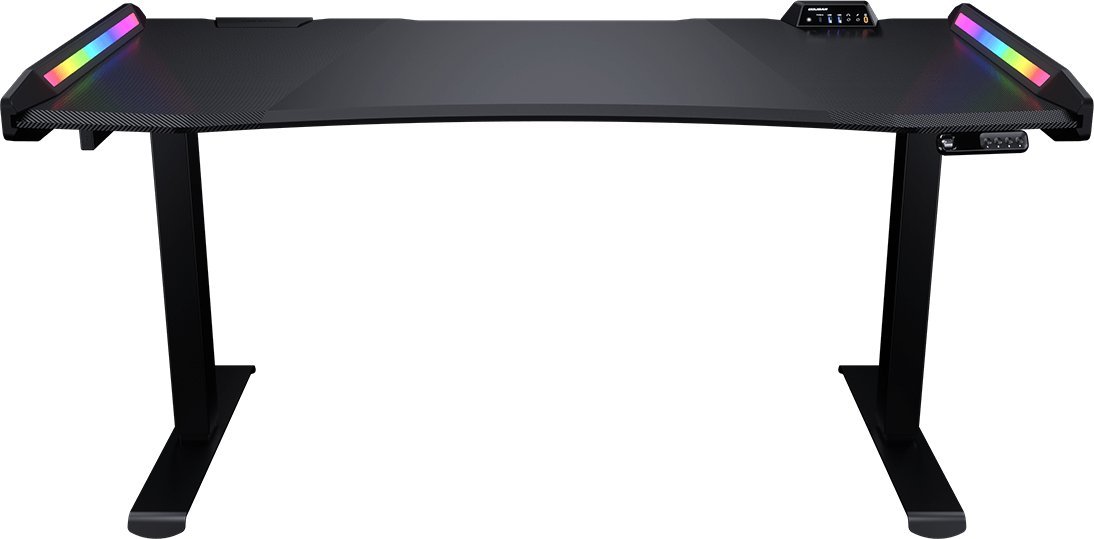 COUGAR stůl E-MARS RGB electric 1531 x 770 x 745-1195mm 2xUSB 3.0 & USB-C & 2x3,5 jack
