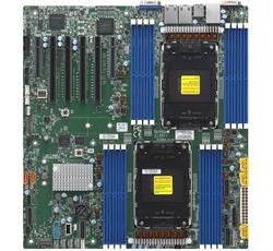 SUPERMICRO MB 2xLGA4677, C741, 16x DDR5 ECC, 6x NVMe, 10xSATA3, 2x M.2, 6x PCIe5.0, 2x 1Gb LAN,IPMI