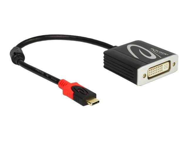 Delock USB adaptér USB-C - DVI čierny (61213)