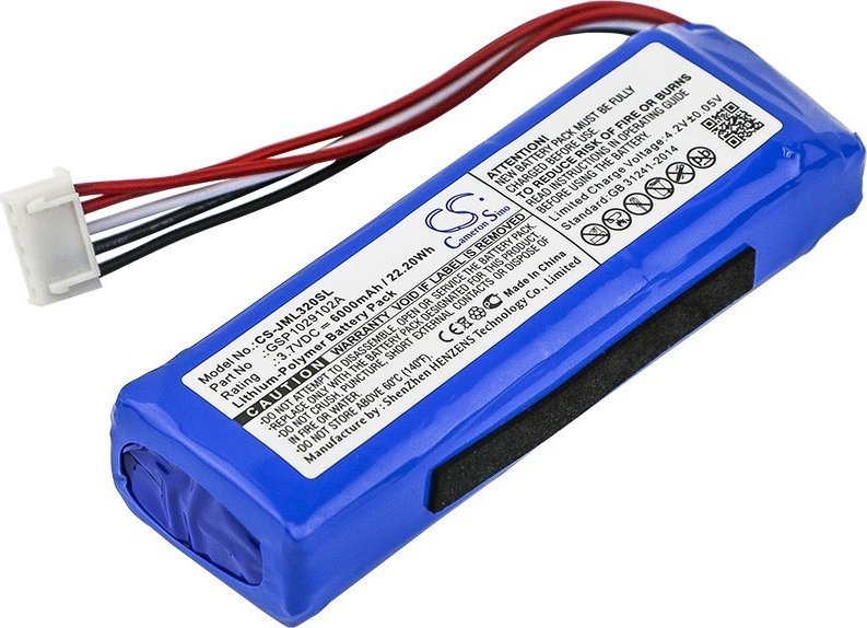 Cameron Sino Baterie Typ Gsp1029102a Pro Jbl Charge 3 2016 / Cs-jml320sl