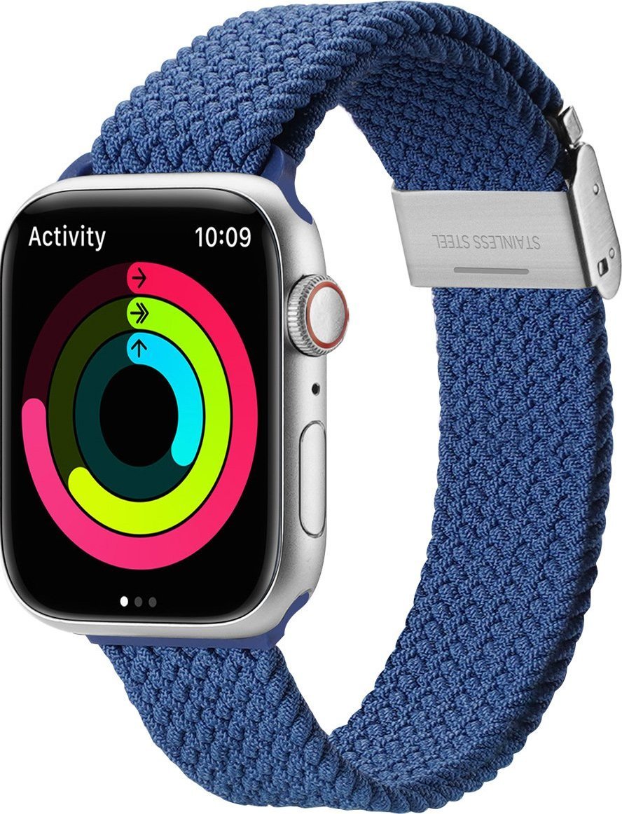 Dux Ducis Dux Ducis Strap (Verzia Mixture II) remienok Apple Watch Ultra, SE, 8, 7, 6, 5, 4, 3, 2, 1 (49, 45, 44, 42 mm) pletený náramok modrý