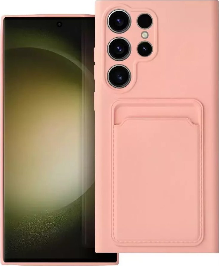 4kom.pl CARD CASE pre SAMSUNG S23 Ultra ružové