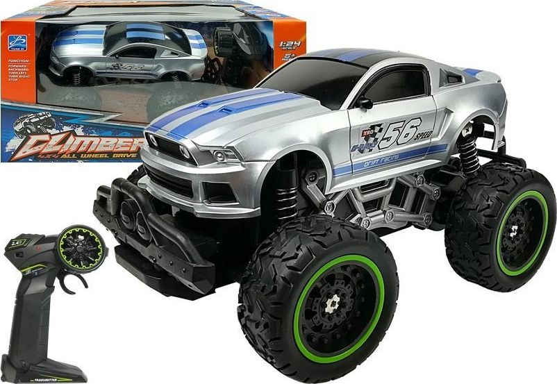 Lean Sport Auto na diaľkové ovládanie R/C High Wheels Silver