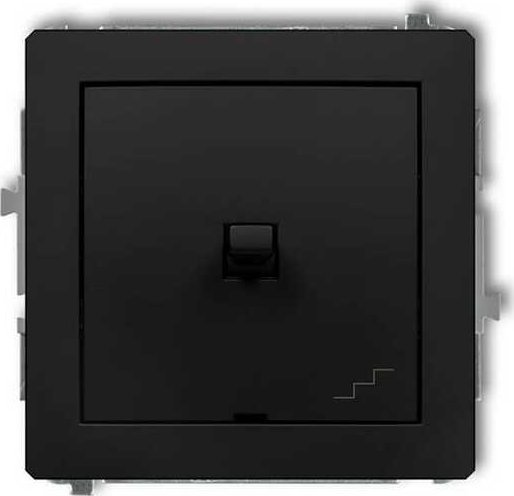 Karlik deco schody v americkém stylu Black Mat 12dwpus-3