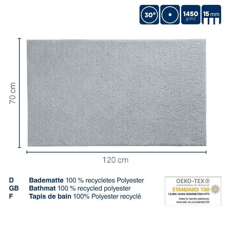 KELA Koupelnová předložka Maja 120x70 cm polyester písková béžová KL-23537