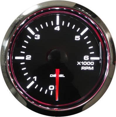 Auto GAUGE Clock AUTO GAUGE 52mm STP2B Diesel Tachometer