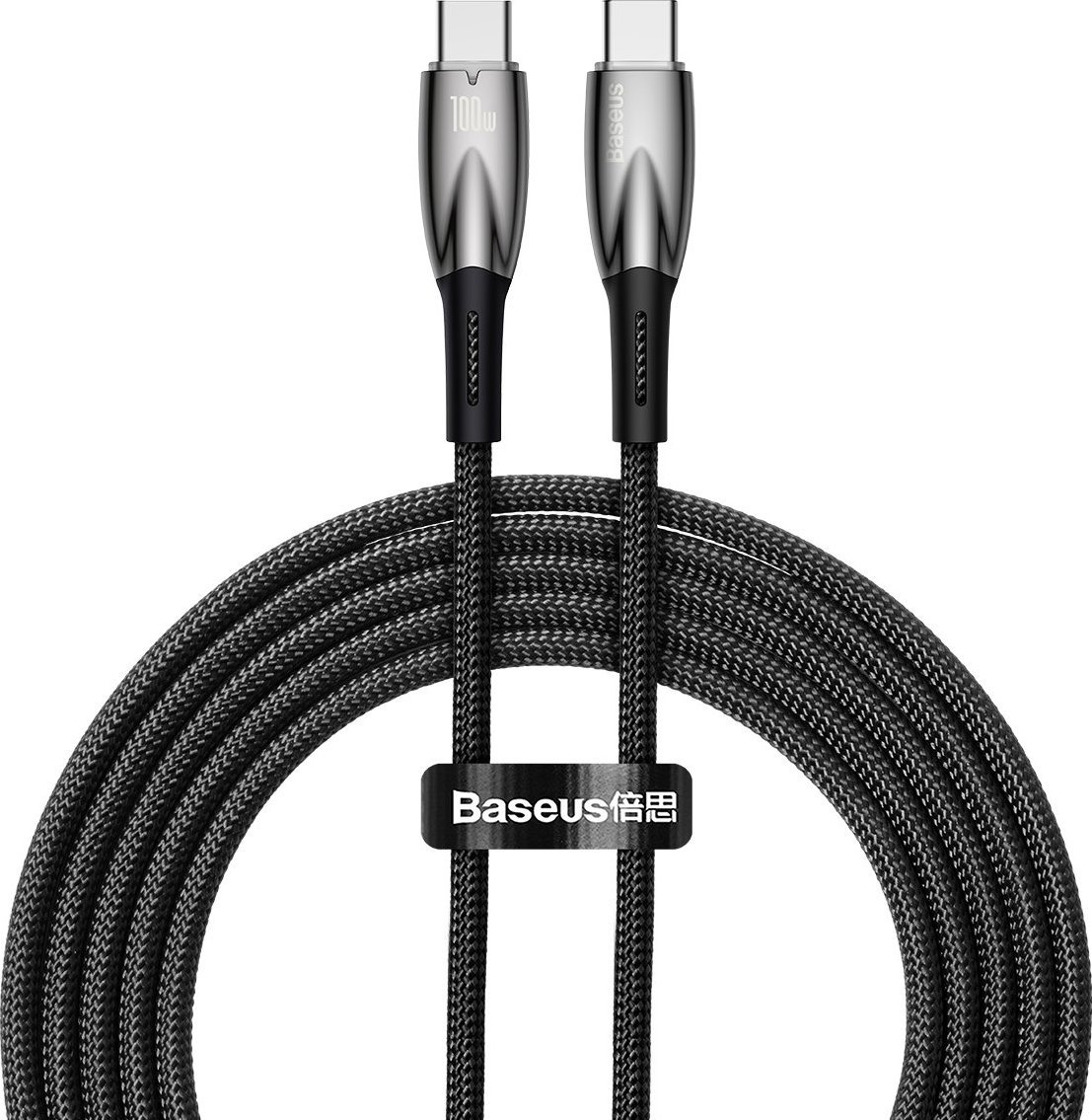Baseus USB-C - USB-C USB kábel 2 m čierny (CADH000801)