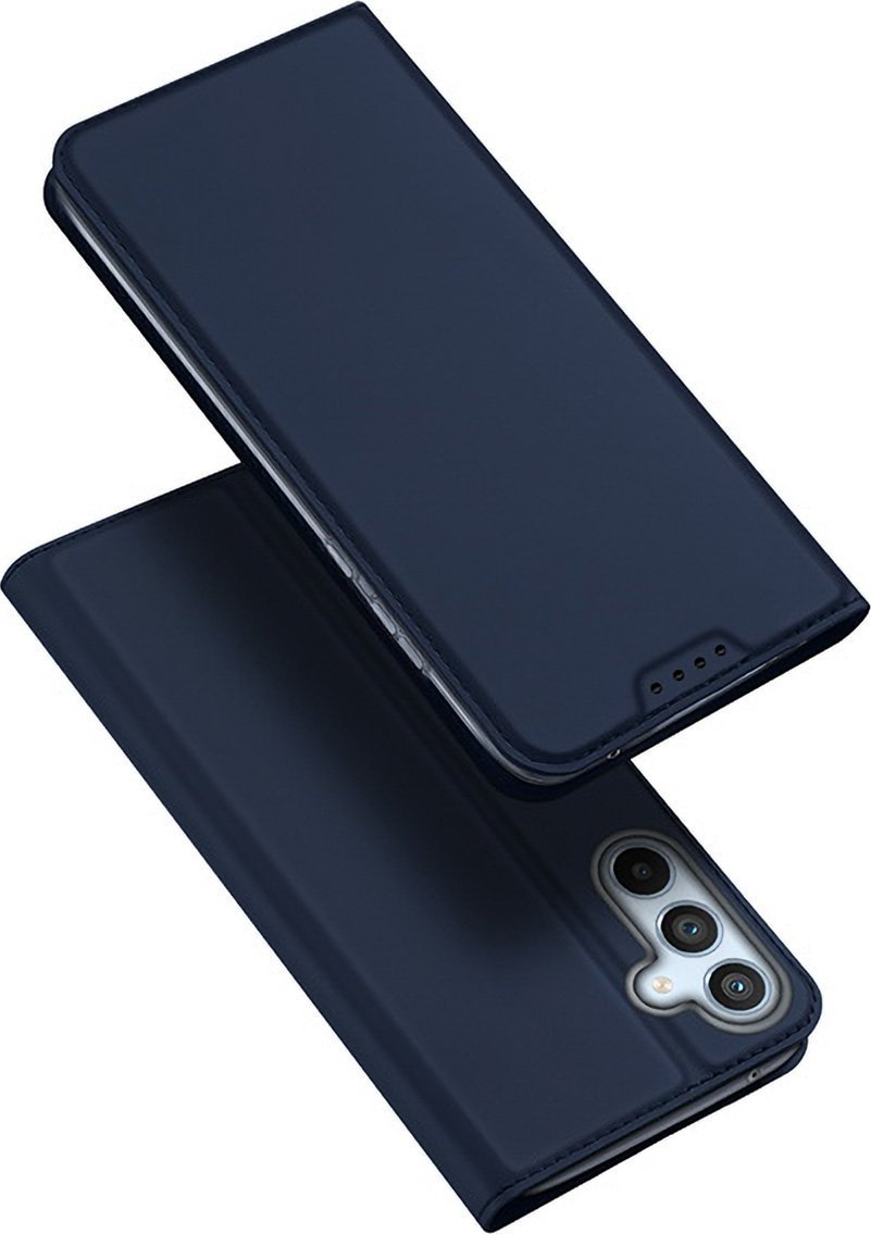Puzdro Dux Ducis Dux Ducis Skin Pro pre Samsung Galaxy A54 5G Flip Cover Card Wallet Stand Blue