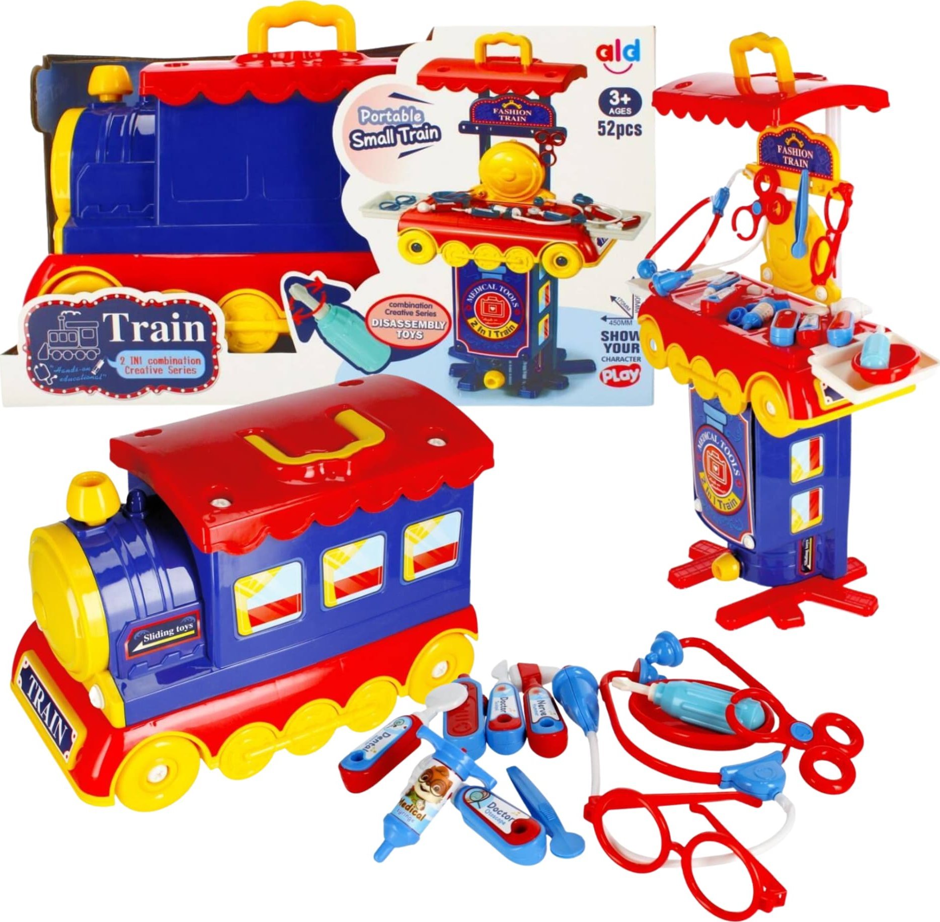 Mega Creative TRAIN MEDICAL ZEST 2V1 AKC 47X27X20 MC WB 12
