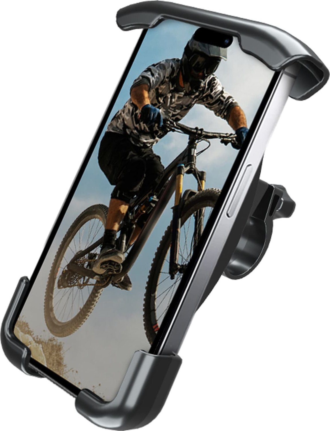 Crong Crong Bikeclip Enduro – držiak telefónu na bicykel (čierny)