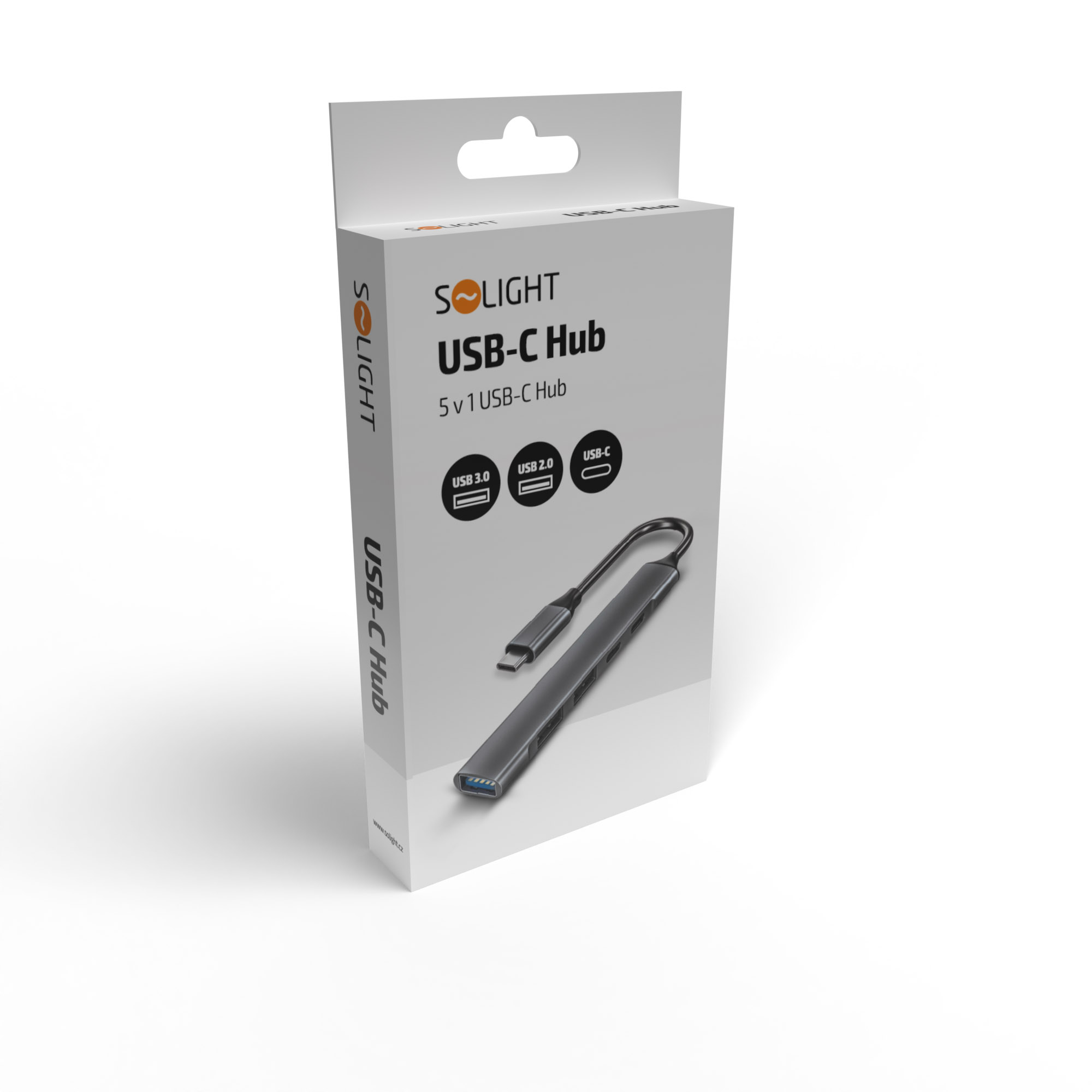 Solight 5v1 USB-C hub - SSH1101
