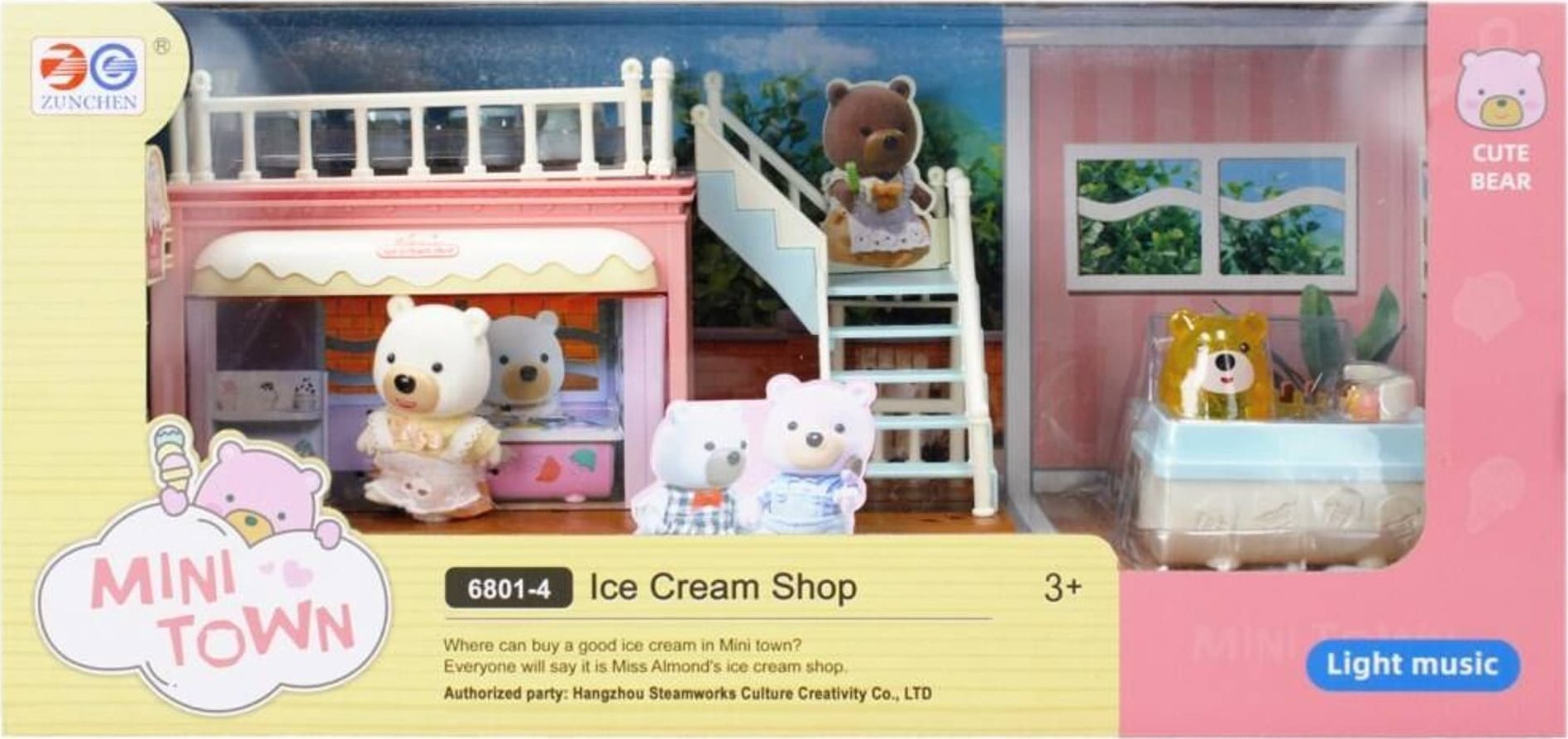 Figurka Mega Creative ICE CREAM SHOP B/O AKC 42X20X17 MC MIS WB 24