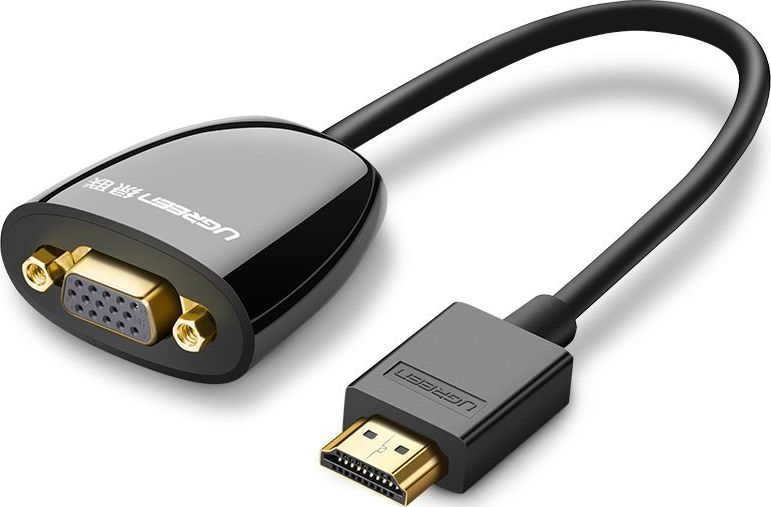Ugreen HDMI - D-Sub (VGA) AV adaptér čierny (40253)