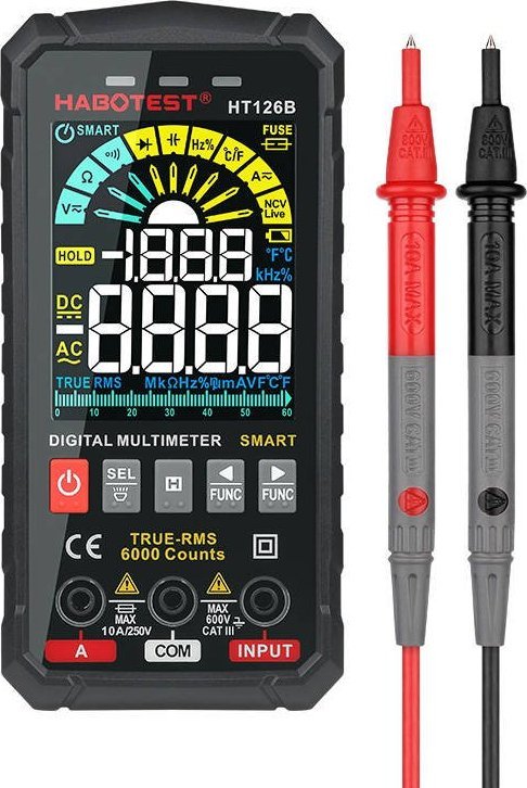 Digitálny univerzálny multimeter Habotest HT126B