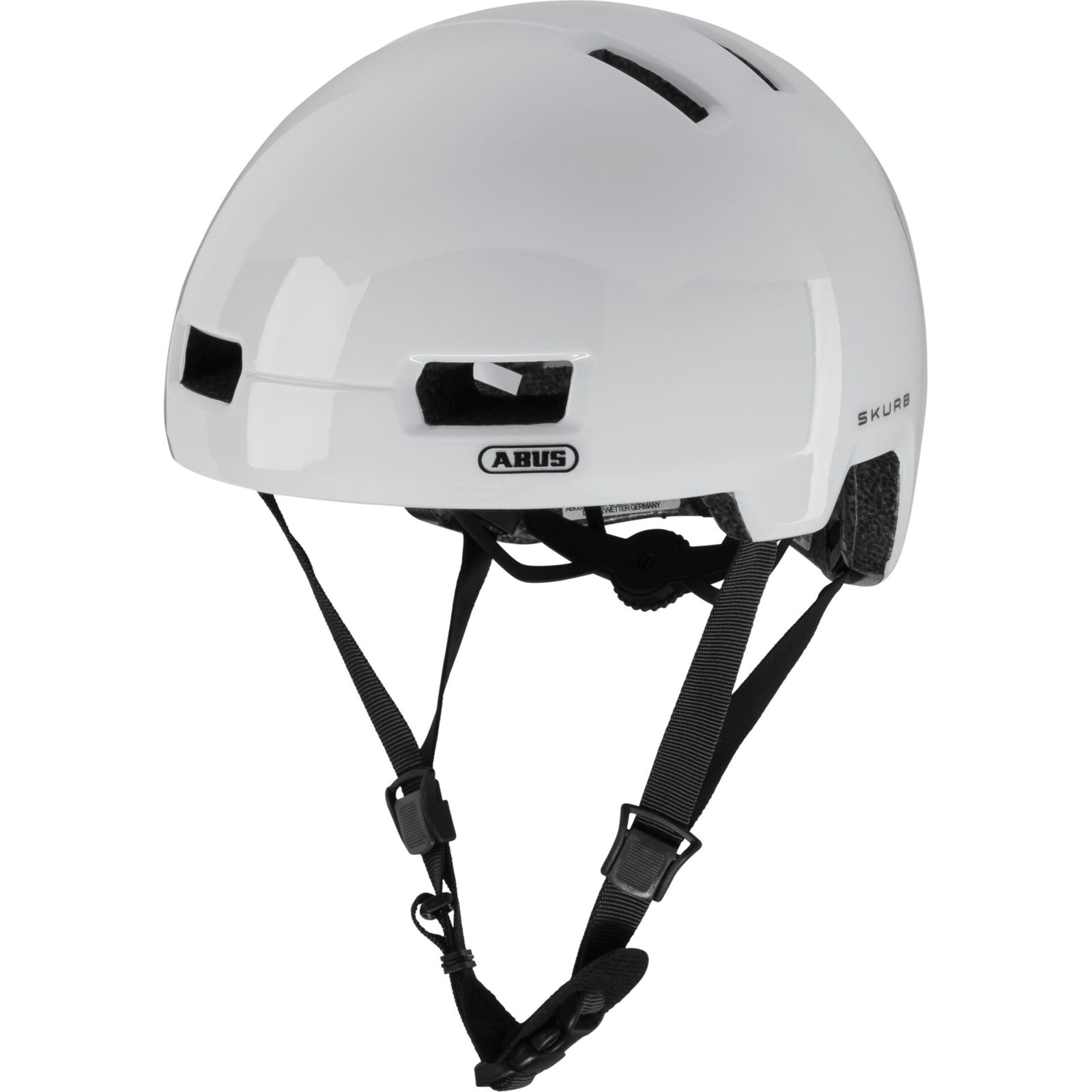 ABUS Skurb pearl white size L