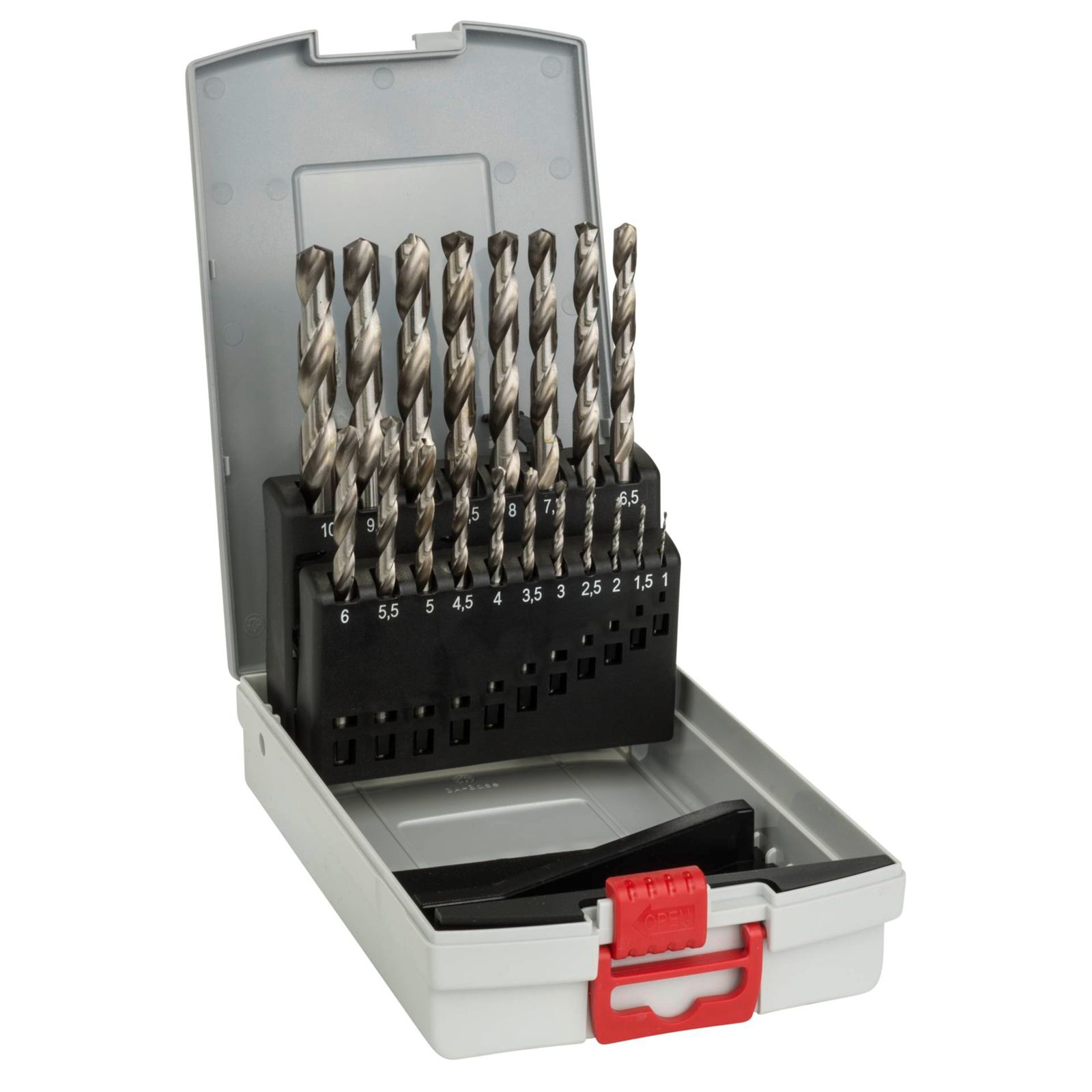 Bosch sada vrtakov do kovu HSS-G s Box 19 kusov 1,0-10,0 mm