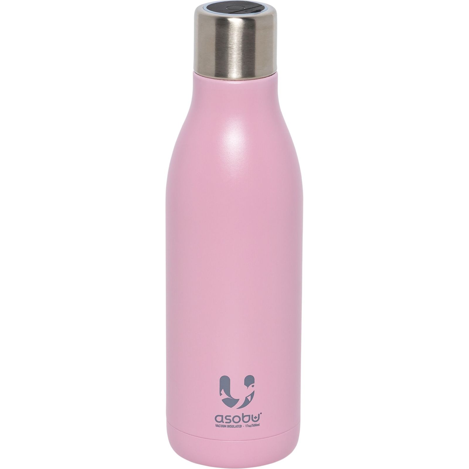 Asobu UV-Light Bottle Pink, 0.5 L