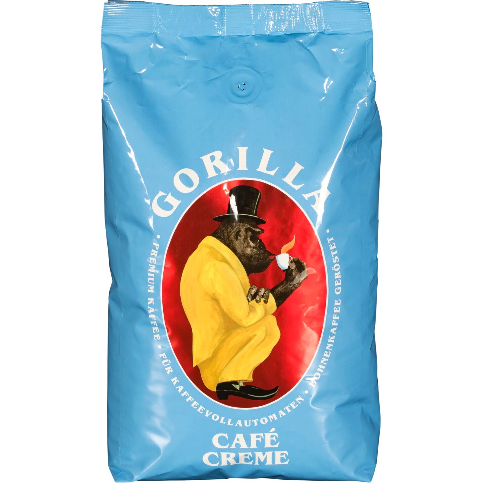 Joerges Gorilla Cafe Creme blue 1 Kg Coffee Beans
