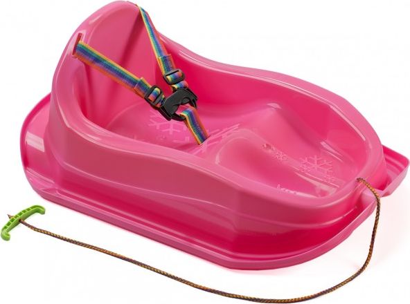 Marmat Plastové mini bobové sáně růžové