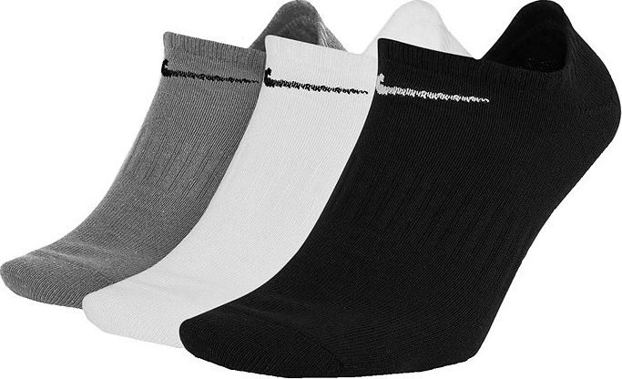 Nike Ponožky Everyday Cushion No Show 3Pak 964: Velikost - S (34 - 38)