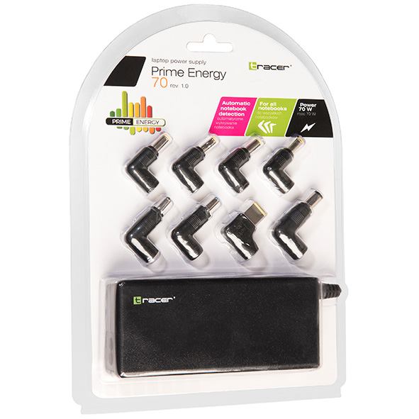TRACER Prime Energy 70, Adaptér pre notebooky 70W