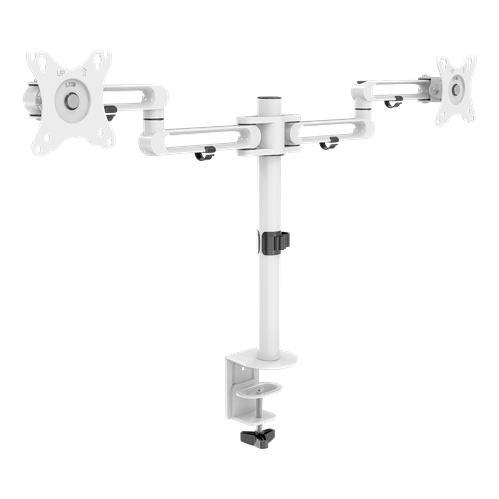 DELTACO GAM-117-W, DUAL Držiak na monitory 17 -32