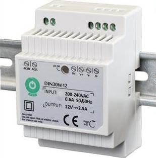 Eura NAPÁJECÍ ZDROJ DIN   EURA   DIN30W12 12V 2,5A DC