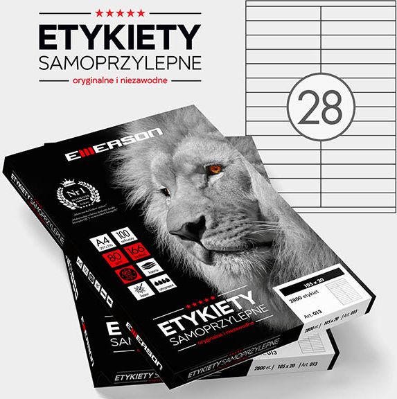 Emerson Label 28/A4 (eta4020x105w)